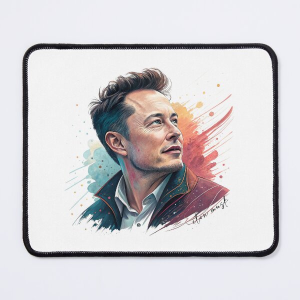 Aperçu de l'œuvre Elon Musk Art abstrait, Elon Musk, Abstrait créée et vendue par graphic-genie.