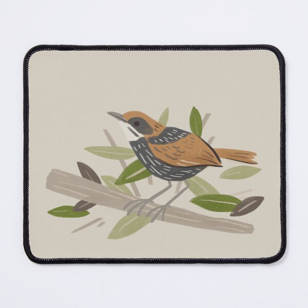 Item preview, Falcated Wren-babbler (Ptilocichla falcata) designed and sold by go outside . go wild.