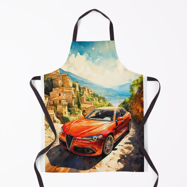 Item preview, Cruising Lake Como In Alfa Romeo Giulia Veloce designed and sold by RevUpDesign.