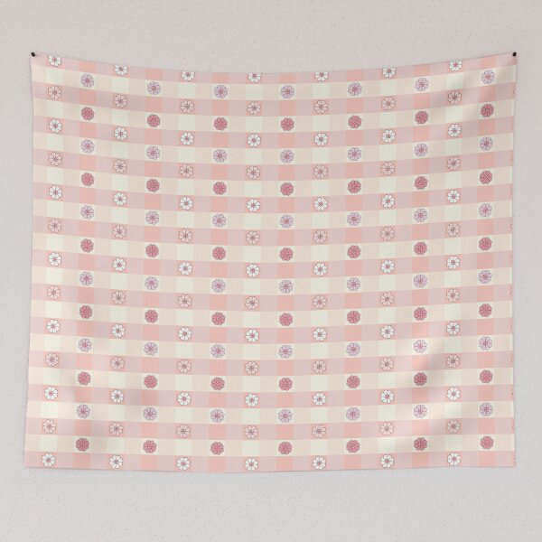 Item preview, Flowers and Plaids - ST0002 D designed and sold by The Colorful Corner.