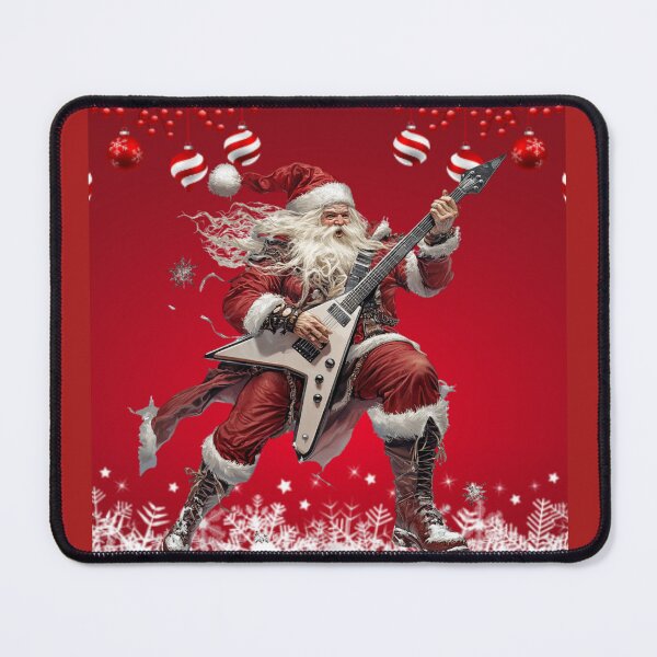 Item preview, Rockstar Santa Claus with Electric Guitar designed and sold by Cris888.