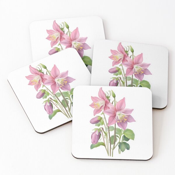 Item preview, Pink Columbine (Aquilegia) designed and sold by HOMETOWN86.