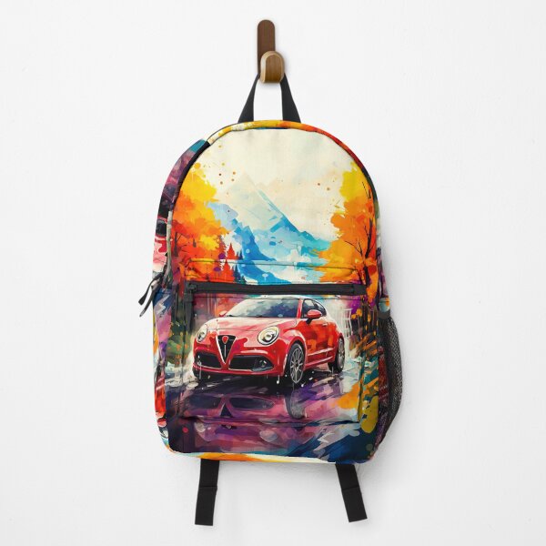 Item preview, Watercolor Alfa Romeo MiTo Italian Spirit In Heart Of Fall designed and sold by RevUpDesign.