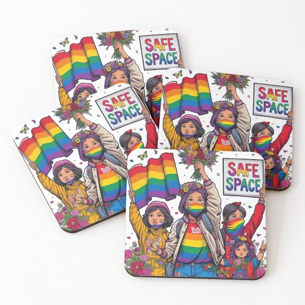 Item preview, Safe Space, Lgbt flag Safe Space designed and sold by vectcd.