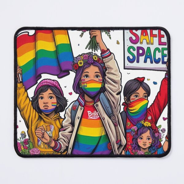 Item preview, Safe Space, Lgbt flag Safe Space designed and sold by vectcd.