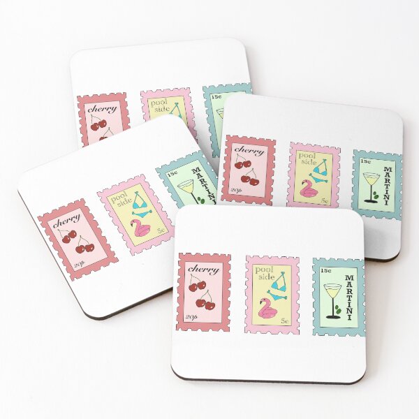Item preview, Cute girly Postage stamp set designed and sold by celestialstyles.