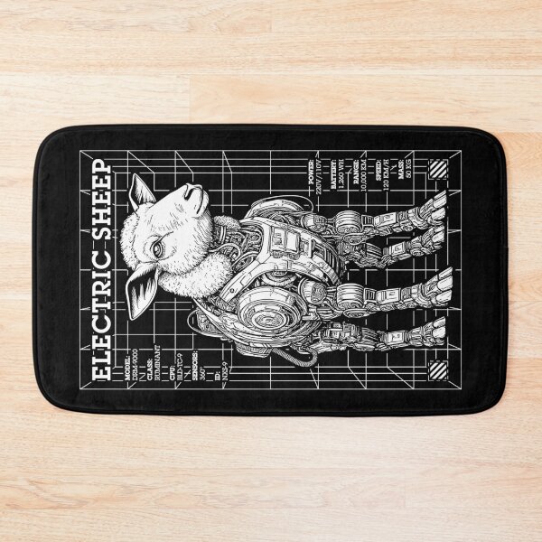 Item preview, Electric Sheep Cyberpunk Android Robot Science Fiction Gamer designed and sold by GrandeDuc.