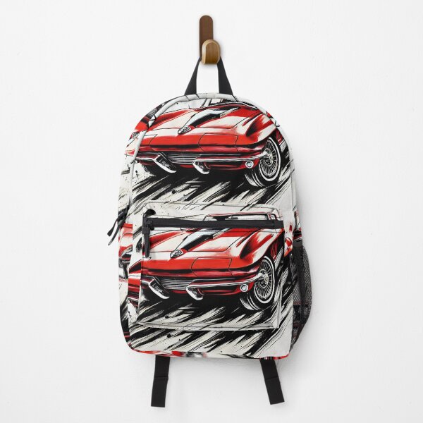 Item preview, 1963 Corvette Sting Ray Fanart (Red) designed and sold by Peterson Designs.