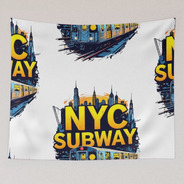 Item preview, New York Subway NYC Subway Train designed and sold by MayaDelaye.