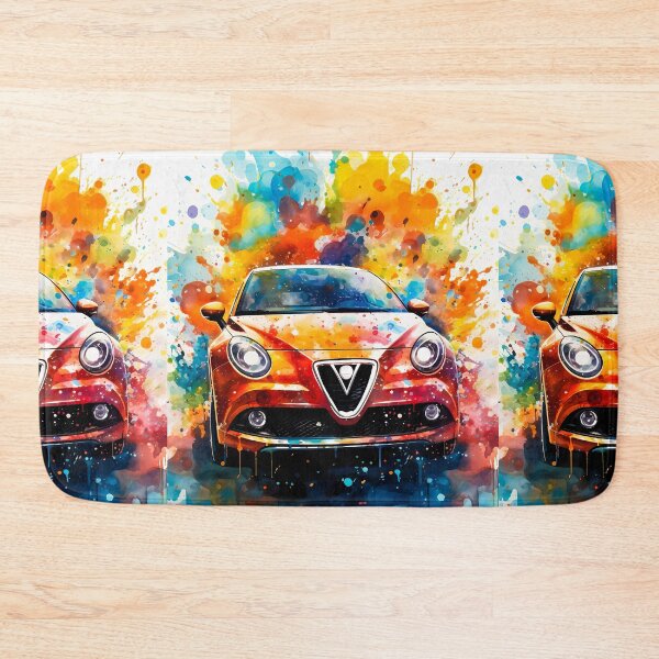 Item preview, Watercolor Alfa Romeo MiTo Burst Of Italian Passion designed and sold by RevUpDesign.