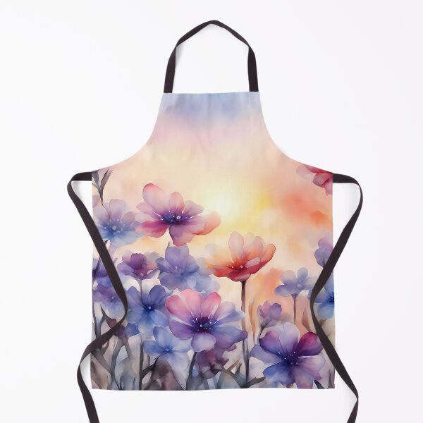 Item preview, Purple Flower Meadow in Sunrise designed and sold by CalmnessbyChoice.