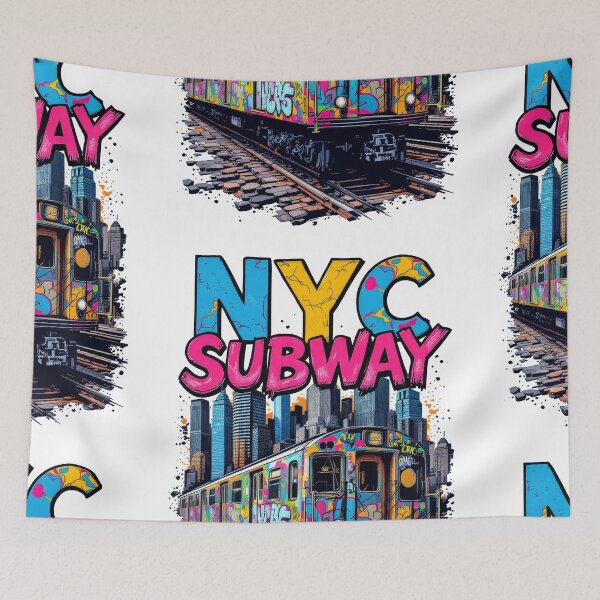 Item preview, New York Subway NYC Subway Train designed and sold by MayaDelaye.