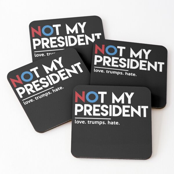 Item preview, Not My President, Love Trumps Hate designed and sold by Hoahip.