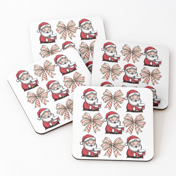Item preview, Festive Santa Claus and Holiday Bow  designed and sold by cocomelon168.