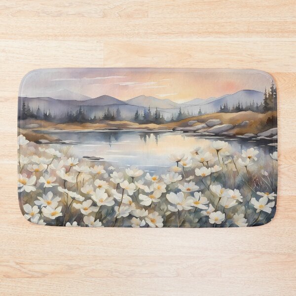 Item preview, White Flowers in the Mountains designed and sold by CalmnessbyChoice.