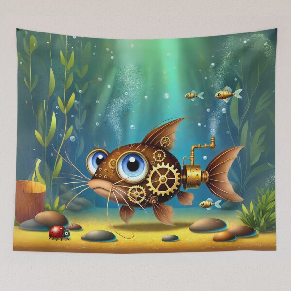 Item preview, Steampunk Hardhead Catfish designed and sold by Sillytoe.