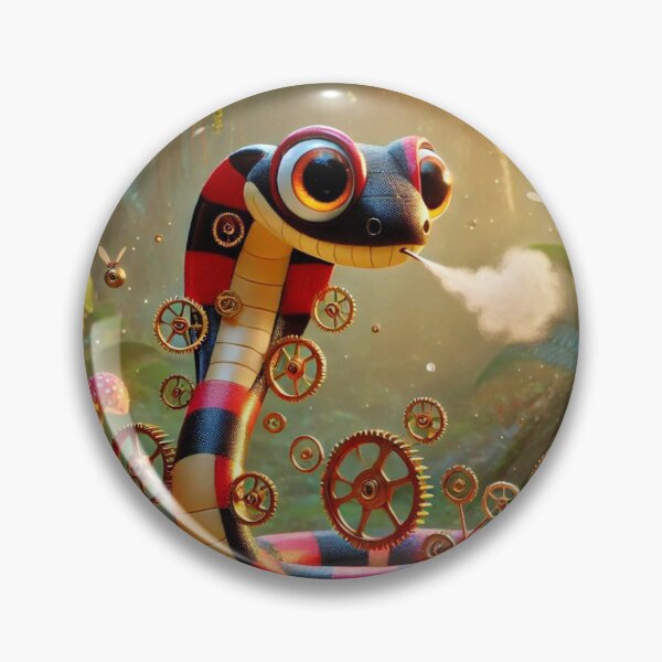Item preview, Steampunk Harlequin Coral Snake designed and sold by Sillytoe.