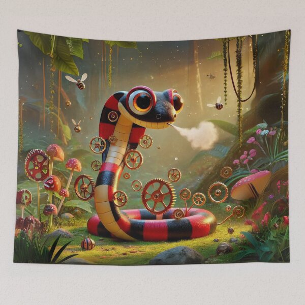 Item preview, Steampunk Harlequin Coral Snake designed and sold by Sillytoe.