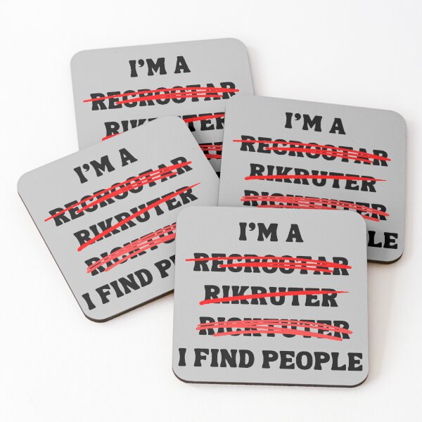 Item preview, I'm a Recruiter - I find people - Funny Recruiter designed and sold by kesuzz.