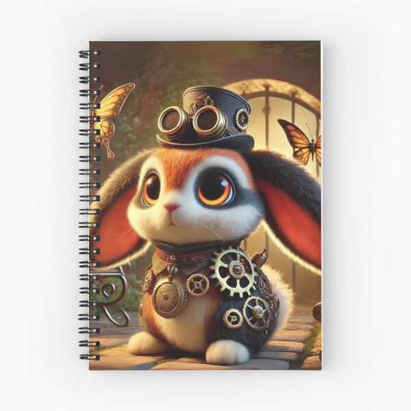 Item preview, Steampunk Harlequin Rabbit designed and sold by Sillytoe.