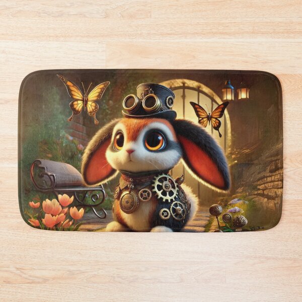 Item preview, Steampunk Harlequin Rabbit designed and sold by Sillytoe.