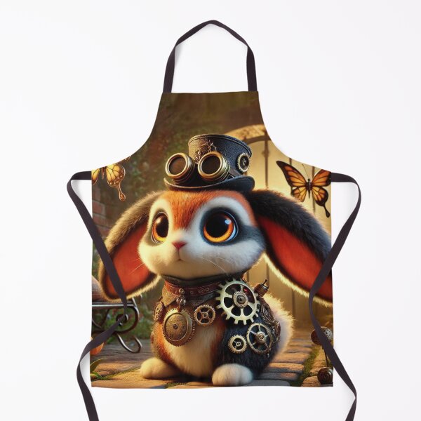 Item preview, Steampunk Harlequin Rabbit designed and sold by Sillytoe.