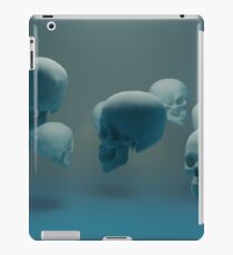 Dancing Blue Skulls iPad Case/Skin