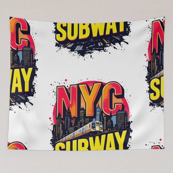 Item preview, New York Subway NYC Subway Train designed and sold by MayaDelaye.