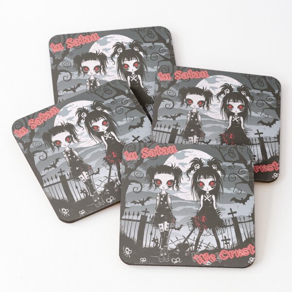 Item preview, Crusty Punk Goths aka Deathrocker Girls designed and sold by PitchBlackIcon.