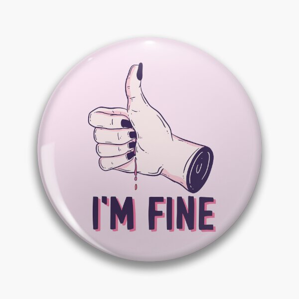 Item preview, I’m fine - thumbs up designed and sold by Jess.a.creates.