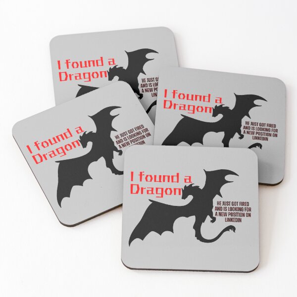 Item preview, Recruiter found Dragon on LinkedIn designed and sold by kesuzz.