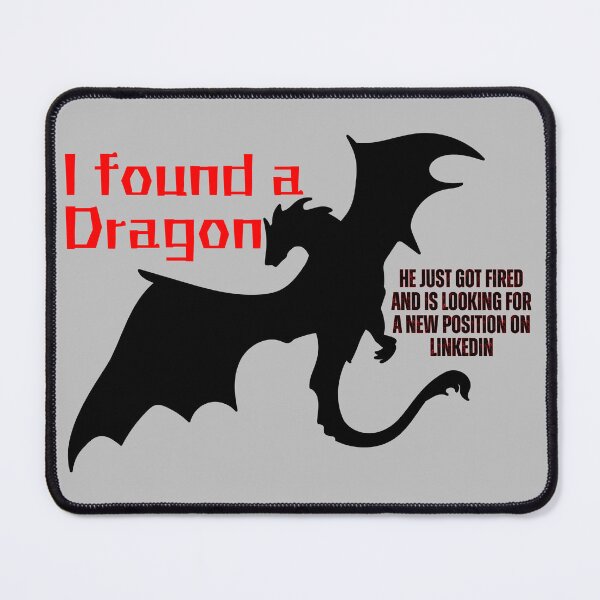 Item preview, Recruiter found Dragon on LinkedIn designed and sold by kesuzz.