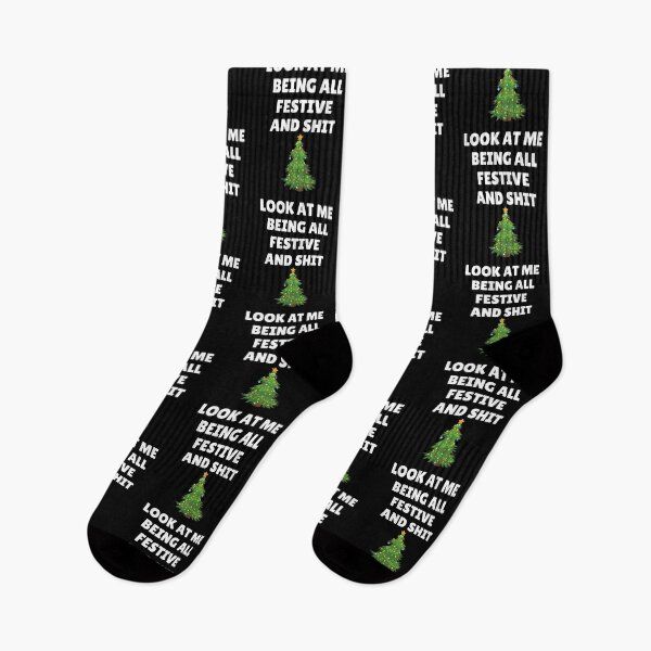 Item preview, Look At Me Being All Festive And Shit designed and sold by ANNINOART ⭐⭐⭐⭐⭐.