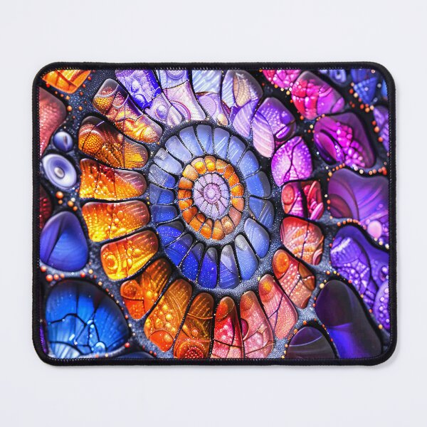 Item preview, Abstract AI Gaudi mosaic  designed and sold by Shevi.
