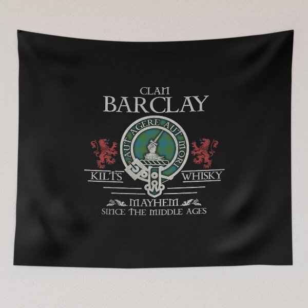 Artikelvorschau, Clan Barclay Hunting Tartan Wappen Familientreffen Highland Games entworfen und verkauft von Clan1093.