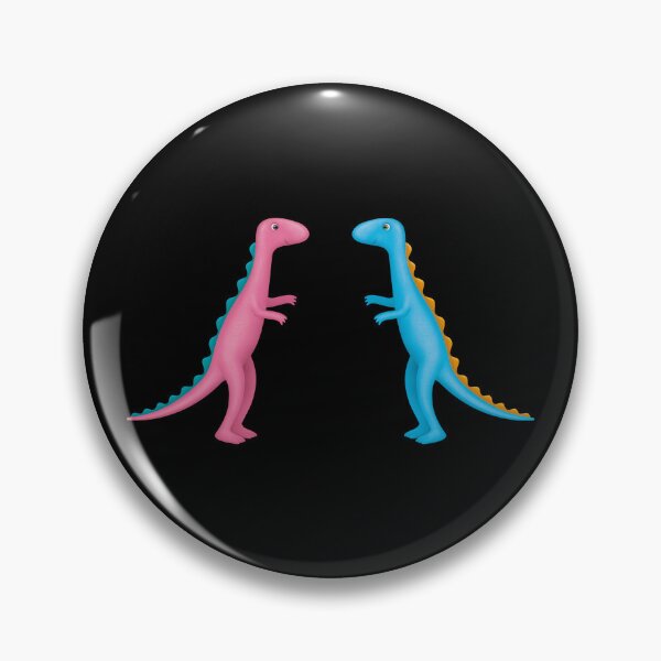 Item preview, Dinosaur couple designed and sold by KasTanDesign.
