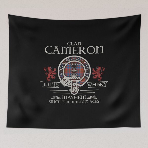 Item preview, Clan Cameron of Locheil tartan crest family reunion Highland Games designed and sold by Clan1093.
