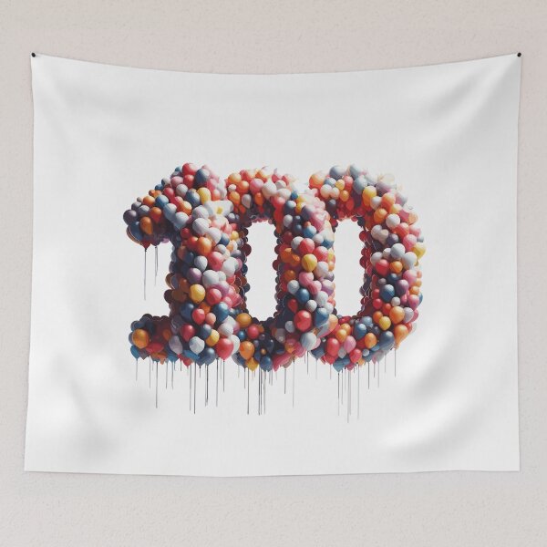 Item preview, 100 Years Balloons Birthday Gift designed and sold by Pineapple-Tree.