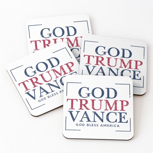 Item preview, God Trump Vance God Bless America  designed and sold by HowToCanadian.