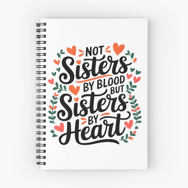 Item preview, Not sisters by blood but sisters by heart designed and sold by aimene dahache.
