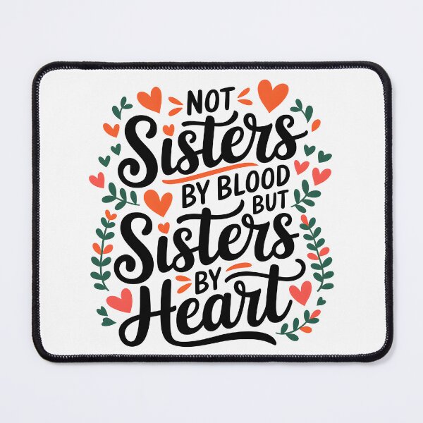 Item preview, Not sisters by blood but sisters by heart designed and sold by aimene dahache.