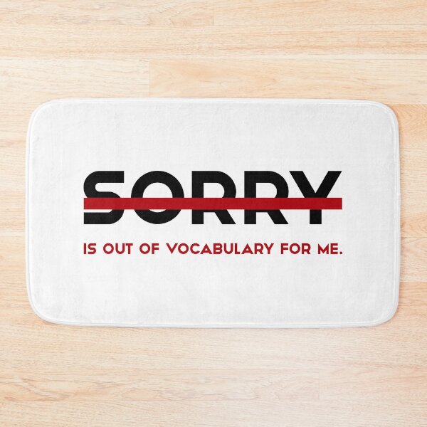 Item preview, SORRY OUT OF VOCABULARY, Unique designed and sold by villacreativa.