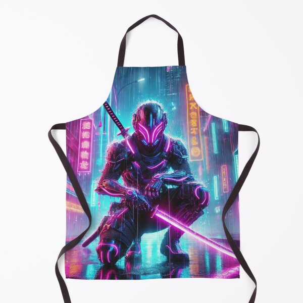 Item preview, Glowing Cyberpunk Warrior designed and sold by GabrielWest.