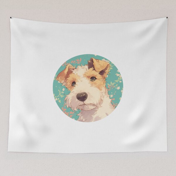 Item preview, Cute Wire Fox Terrier designed and sold by SMARTKIT  DESIGNAGENCY.