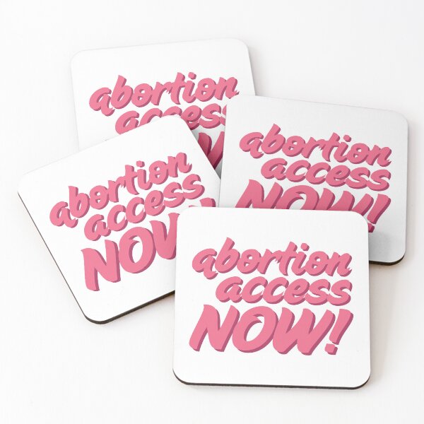 Item preview, Abortion Access NOW – Pro-Choice Feminist Statement Pink designed and sold by WomaNation.