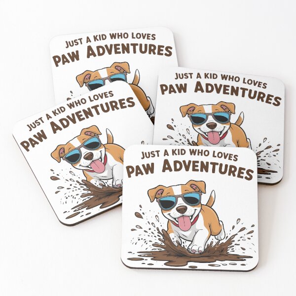Item preview, Dog Paw Adventures T-Shirt for Kids – Perfect Gift for Little Dog Lovers designed and sold by LoliDesignShop.
