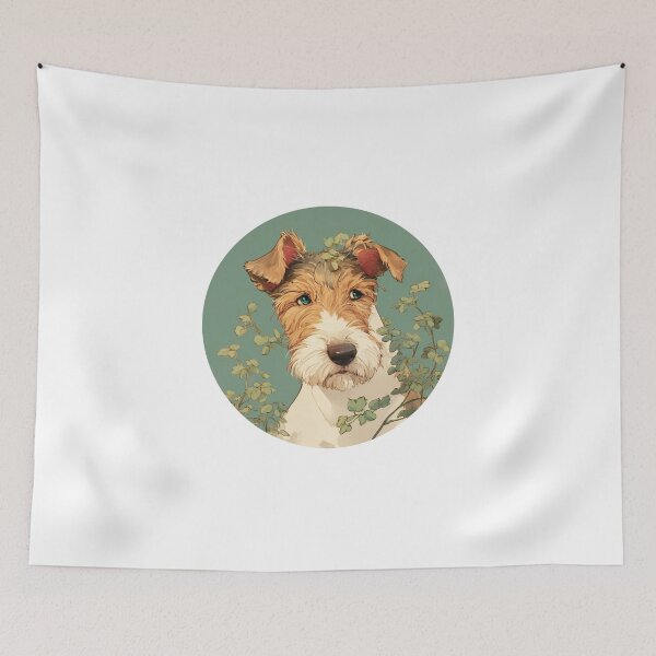 Item preview, Cute Wire Fox Terrier designed and sold by SMARTKIT  DESIGNAGENCY.
