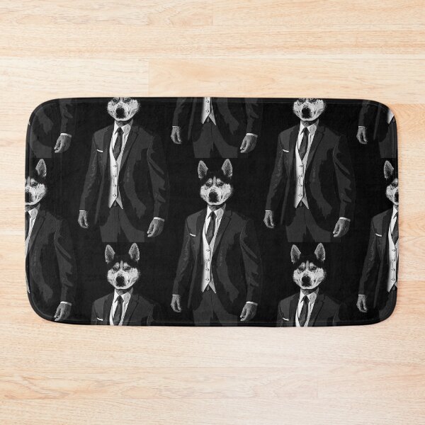 Item preview, Husky with Suit Man with Dog Head - Husky Man designed and sold by MyREDBlack.