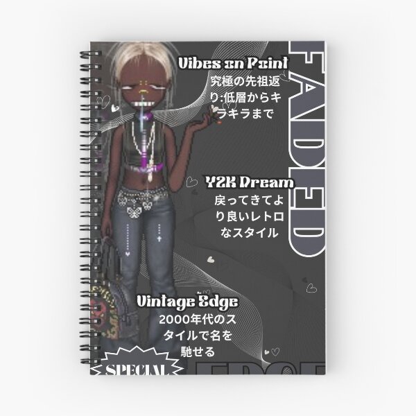 Item preview, Faded Edge: portada de revista Everskies Grunge Y2K designed and sold by NightTimeInc.