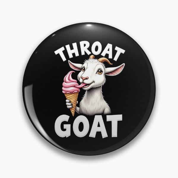 Item preview, Funny Inappropriate Throat Goat designed and sold by HeadTurningArt.